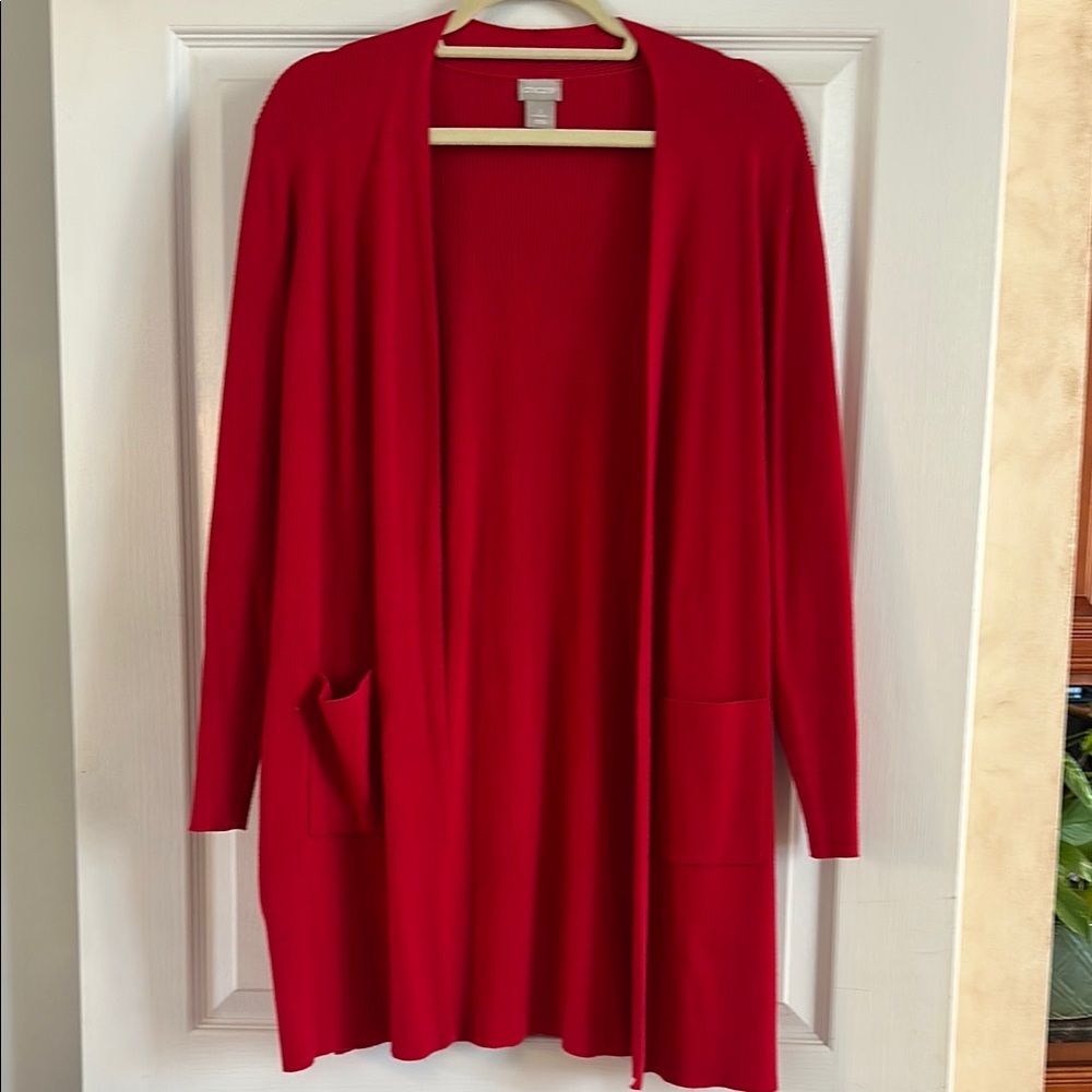 Chico’s Long Cardigan Lightweight Sweater